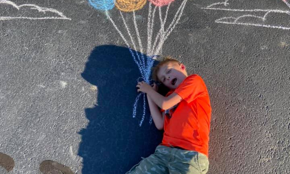 chalk balloons
