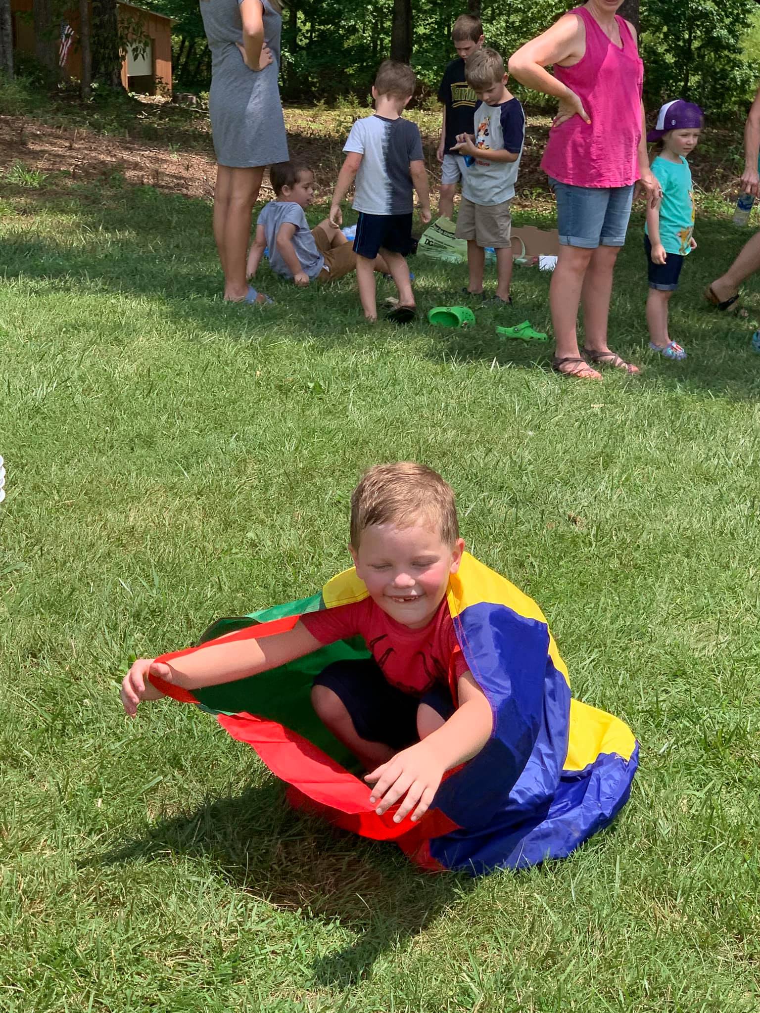 field day caleb sack race